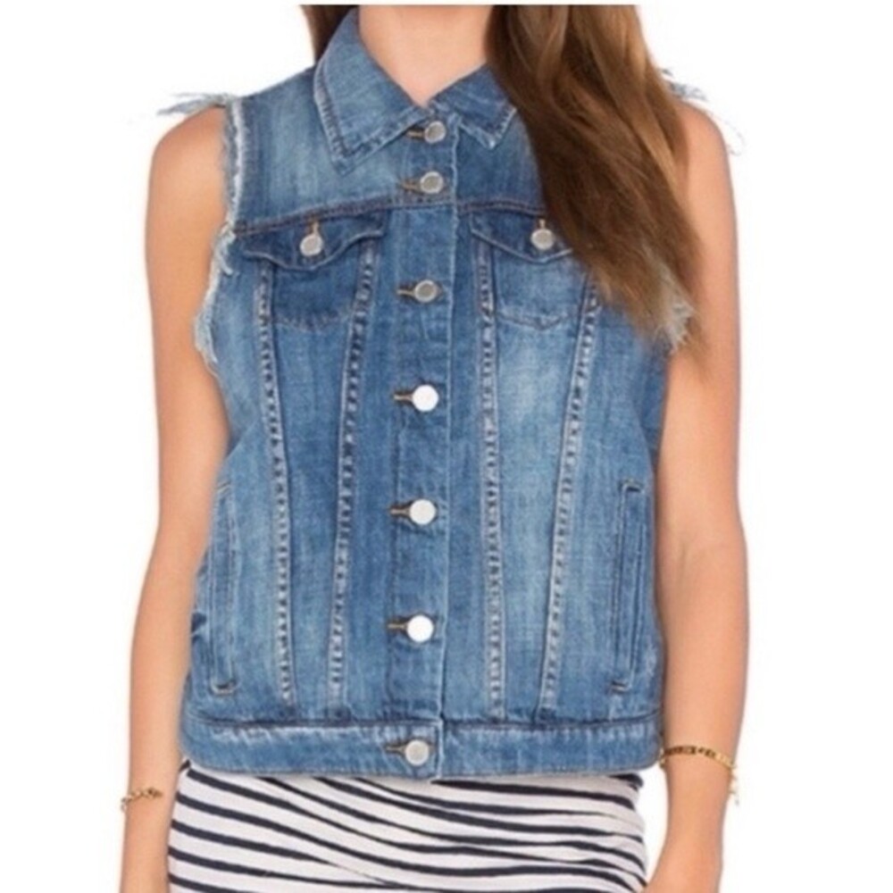Blank NYC denim vest jacket